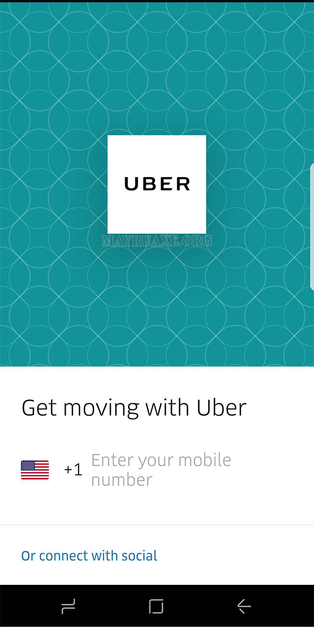 Cách bịa xe cộ Uber
