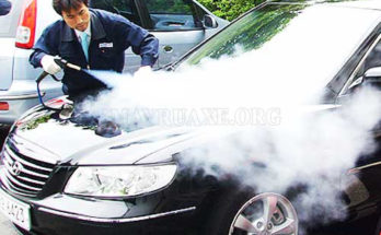 Máy rửa xe hơi nước nóng