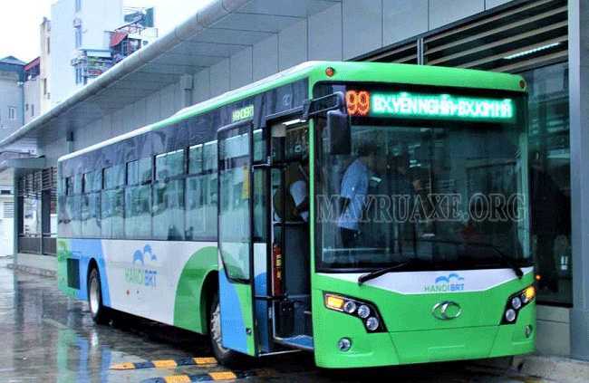 BRT sử dụng màu xanh đặc trưng